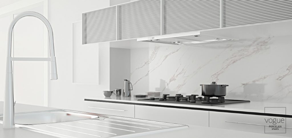 Calacutta Gloss Splashback